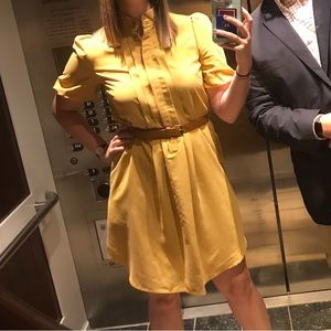 Jessica Simpson yellow dress